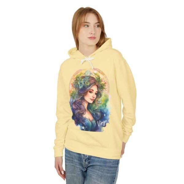 "Virgo" Exclusive Zodiac Star Sign Horoscope Line - 100% US Cotton Drawcord Hoodie Sweatshirt - Image 19