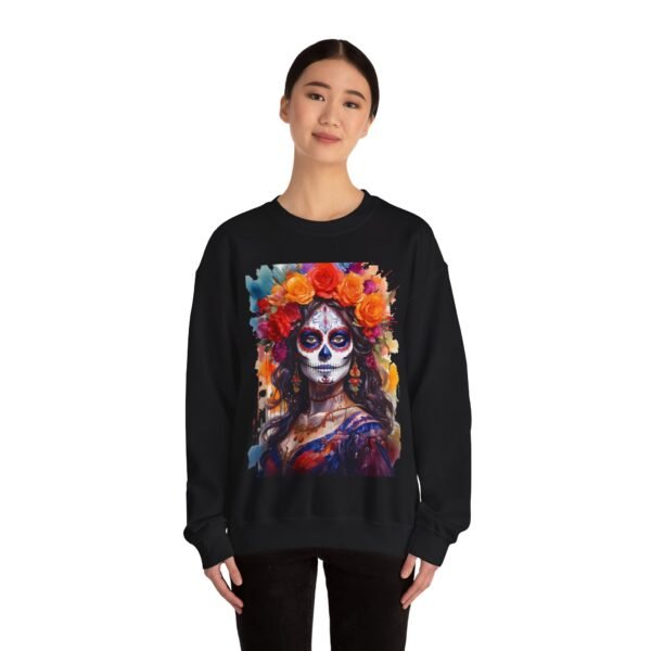 "La Catrina 2" Day of the Dead Halloween T-Shirt, Unisex - Image 8